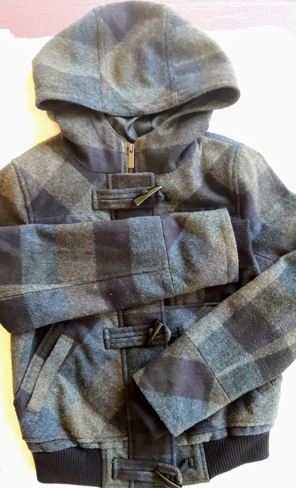 American Rag Plaid Bomber Jacket
